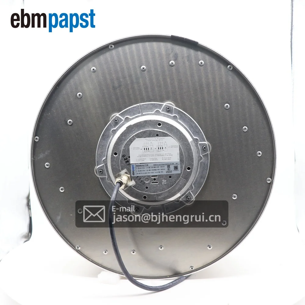 ЭБМ ПАПСТ R4D400-AL17-05 400V 400 мм 570 Вт AC центробежный вентилятор для высоковольтный инвертор шкаф M4D094-HA22-11