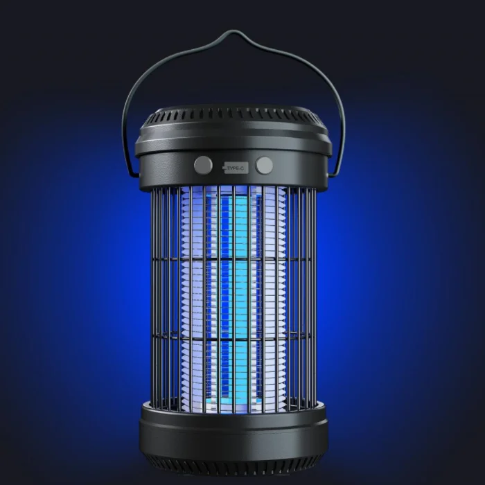 Home Smart USB Rechargeable Mosquito Fly Catcher LED UV Lamp Trap