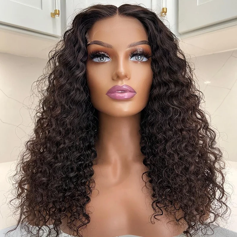 Clj Wholesale Cheveux Transparent Cuticle Aligned Brazilian 13X4 Deep Wave Wigs Human Hair Lace Front Virgin For Black Women