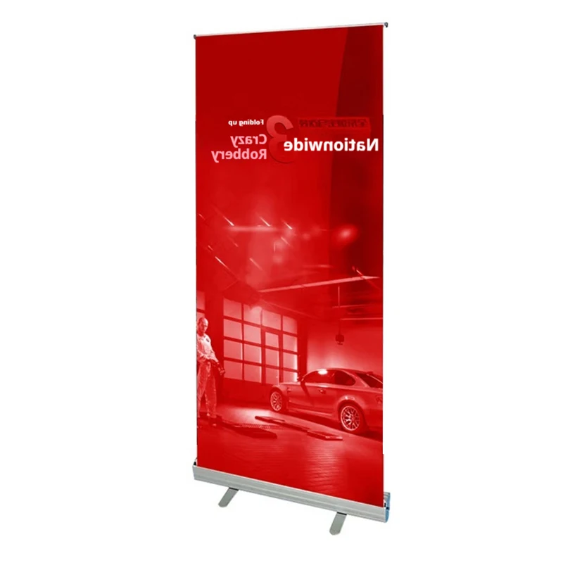 High Quality Portable banner holder stand Retractable stand banner display aluminum Frame roller banner stand