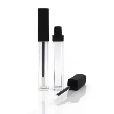 Instock Custom  Plastic Lipstick Container New Rose Gold Lip Gloss Tubes