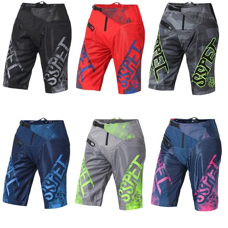 Custom Motocross Riding Bike Shorts Mountain Bicycle Off-road MX MTB Defend Racing Motorcycle Motorbike Summer Short Pants Men