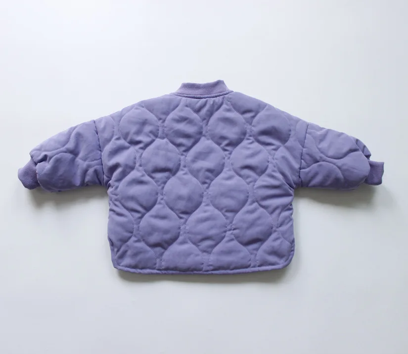 Winter Coat Baby Lovely Solid Long-sleeved Jacket Baby Boys Clothes Warm Jacket Winter Toddler Girls Clothes