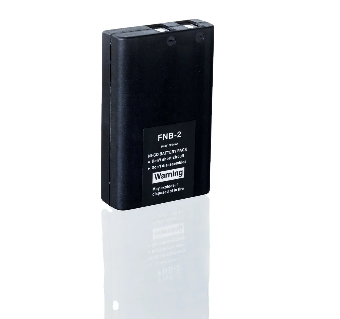 Hot selling 10.8V 600mAh 1100mAh NI-MH NI-CD walkie talkie battery pack FNB-2 FNB-2H for VERTEL FT-207 FTC-703 FTC-2203