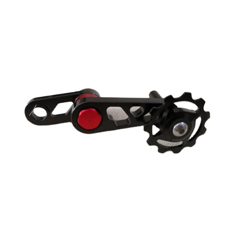 Mtb Chain Spare Parts Aluminum Alloy Adjustable Single Speed Bike Chain Tensioner