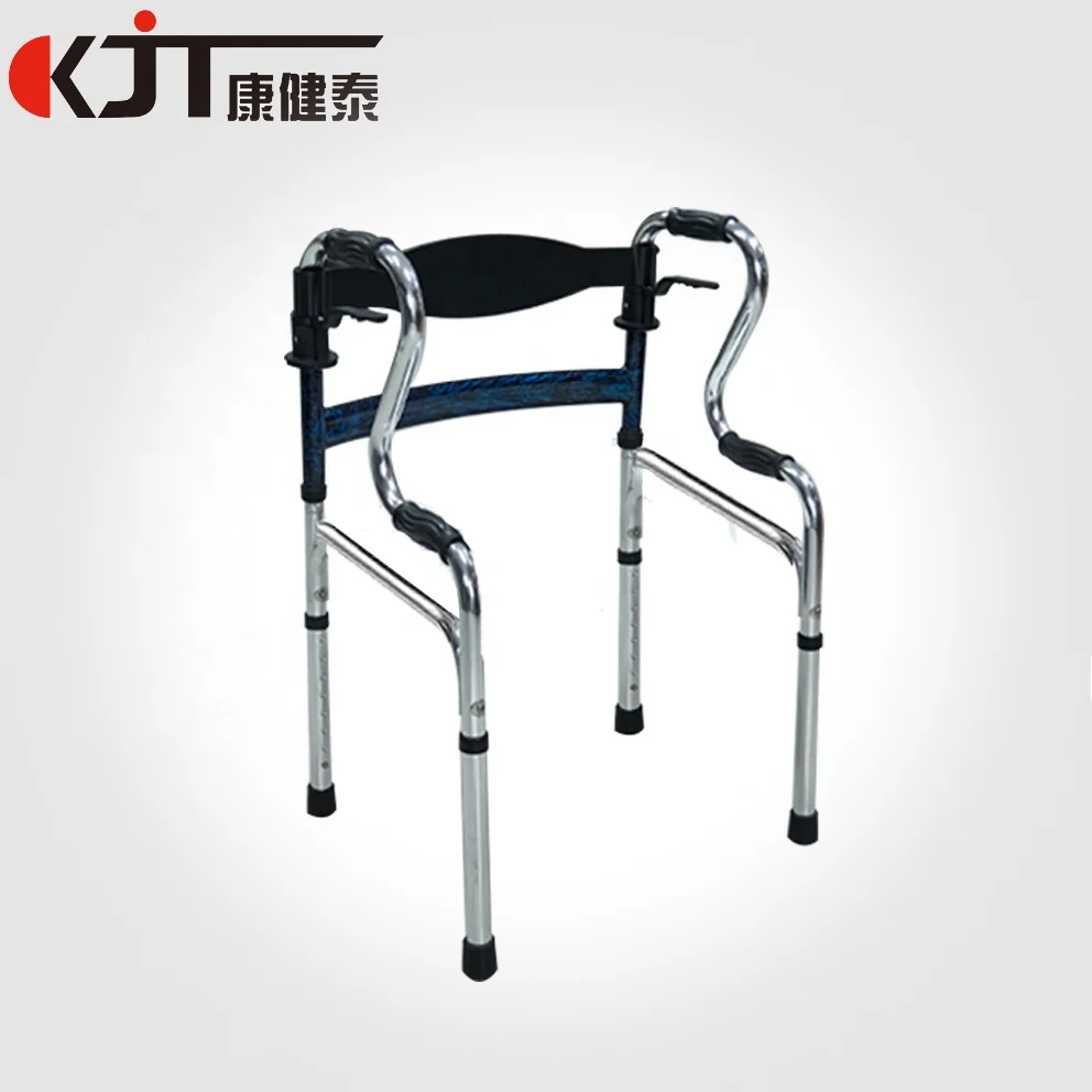 soft Multifunction plastic backplane widening H tube walker for elderly commode chair aluminum