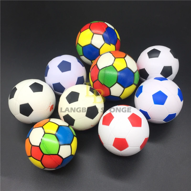 oem custom pu foam football pressure ball souvenir mini soft football