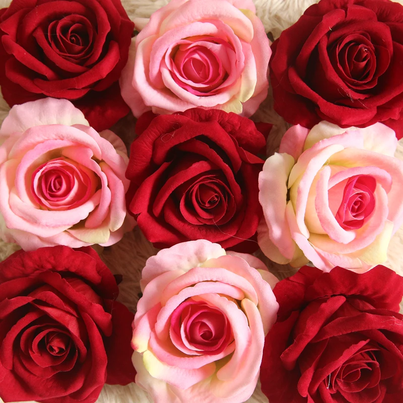 2022 new hand made fabric soap rose head artificial foam rose soap flower for United States
