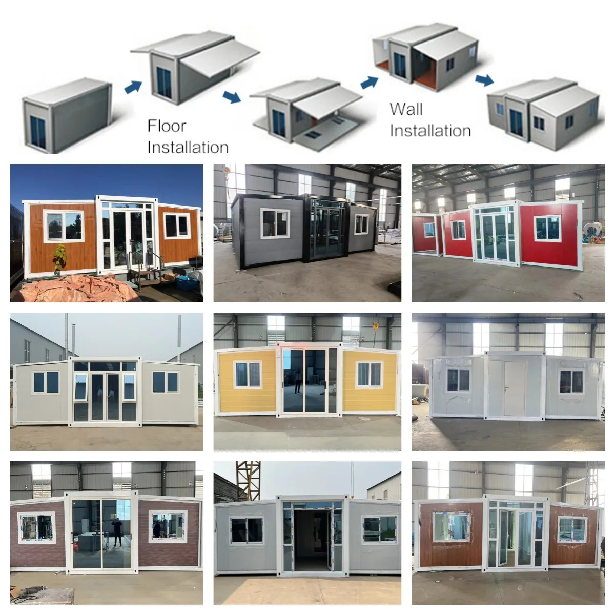QuickAssembly Expandable Container House Robust Structure Emergency Features Disaster Relief Temporary Housing Office Buildings