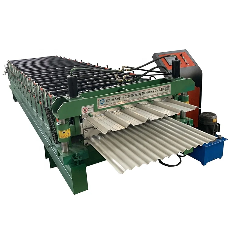 High Quality Metal Roofing Sheet Double Layer IBR Type Roof Press Making Machine Roll Forming Machinery