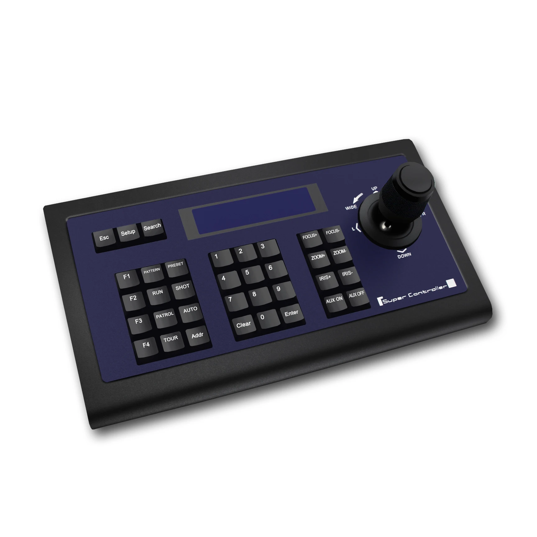 TEVO-KZ1 3D Blue LCD screen Keyboard controller for PTZ Cameras for  Business Meetings/education /weeding/church