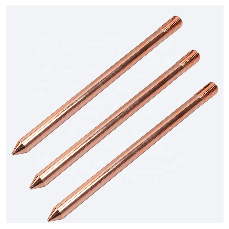Best  Quality Copper electroplating Steel Earth Rod,Ground rod,Copper clad steel earth rod for ground system