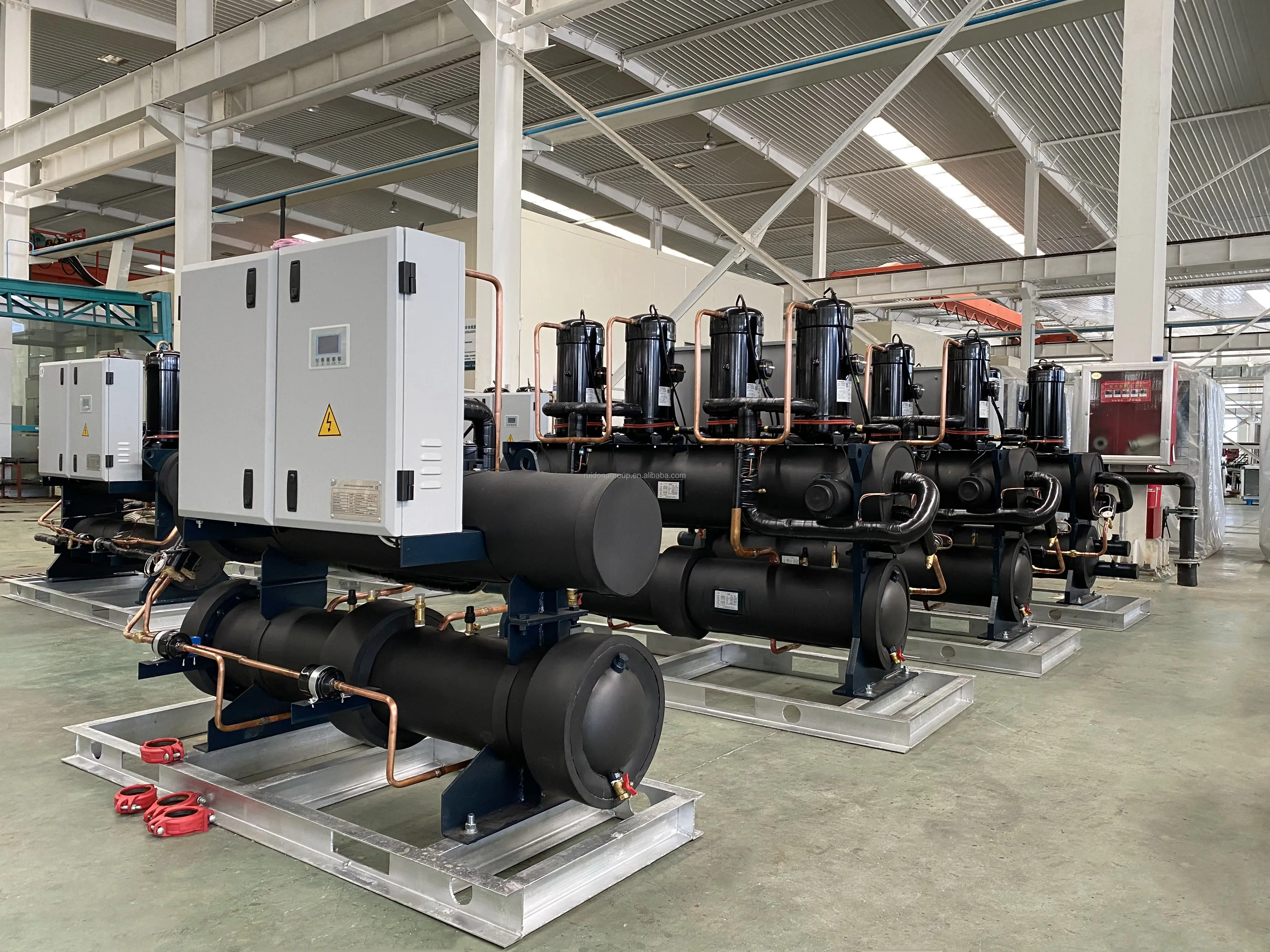 Industrial Water Chiller Factory Price Copper Tube Coil Evaportar Air Cooled Industrial Water Chiller