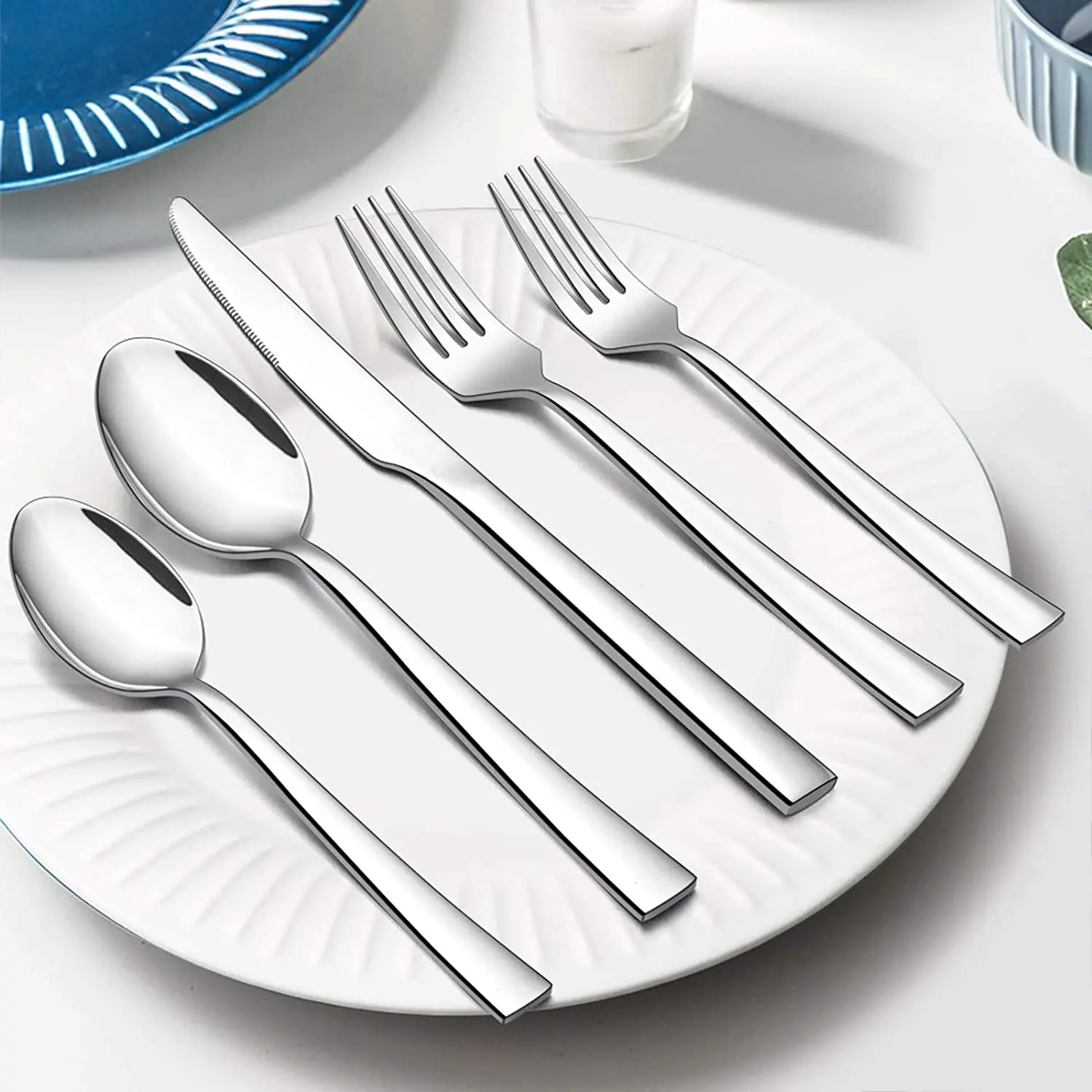 Cutlery For Home And Restaurant Stainless Steel Flatware Service For 6 30-piece Silverware Set
