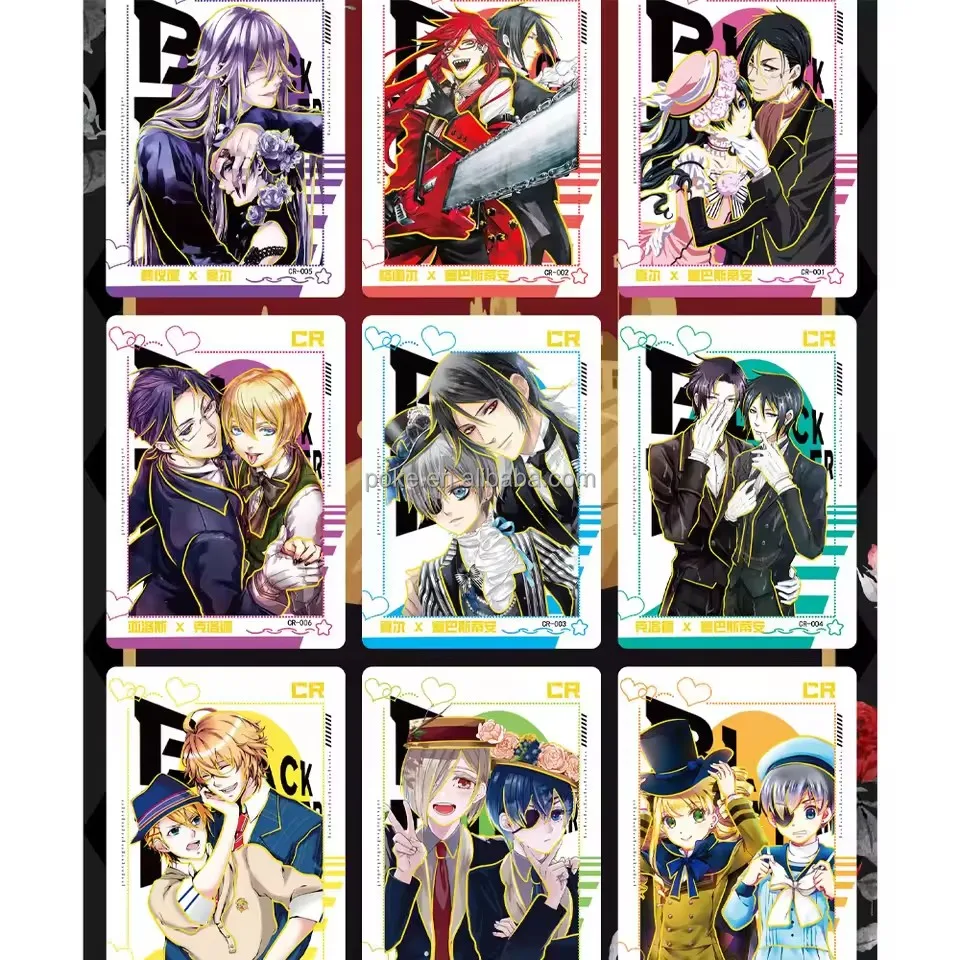 wholesale 36 box Black Butler play card Live studio Japanese animation store board games CCG card toy Christmas gift