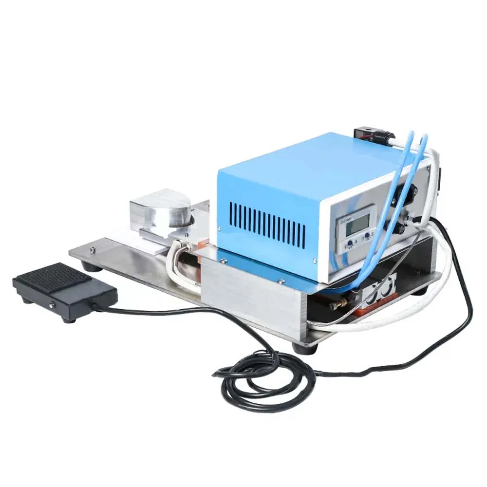 Pneumatic Semi Automatic Aluminum Strip Nose Bridge Beading Machine