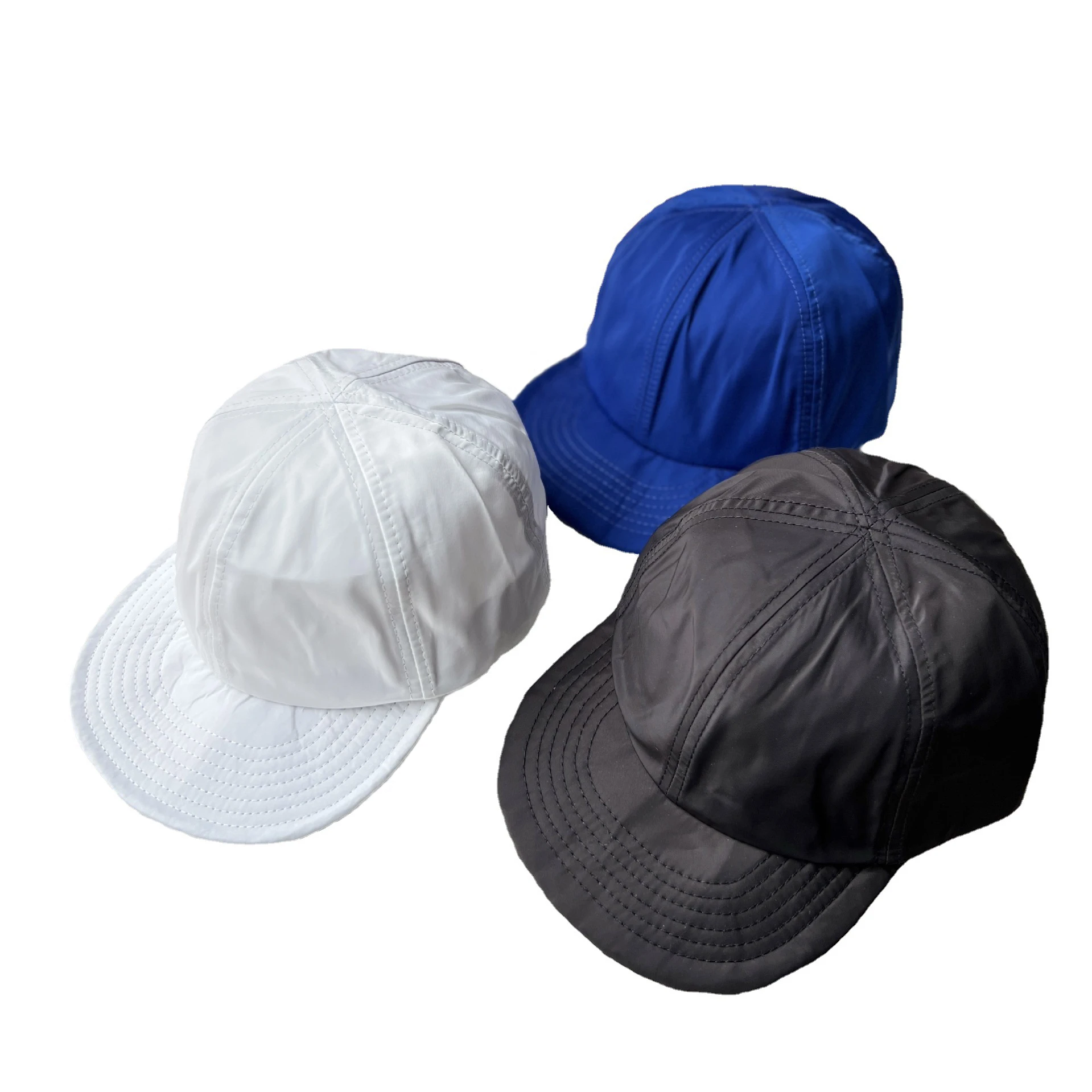 New Unisex Summer Sports Cap Fashion Soft Top Peaked Cap Simple Solid Color Flat Brim Baseball Cap