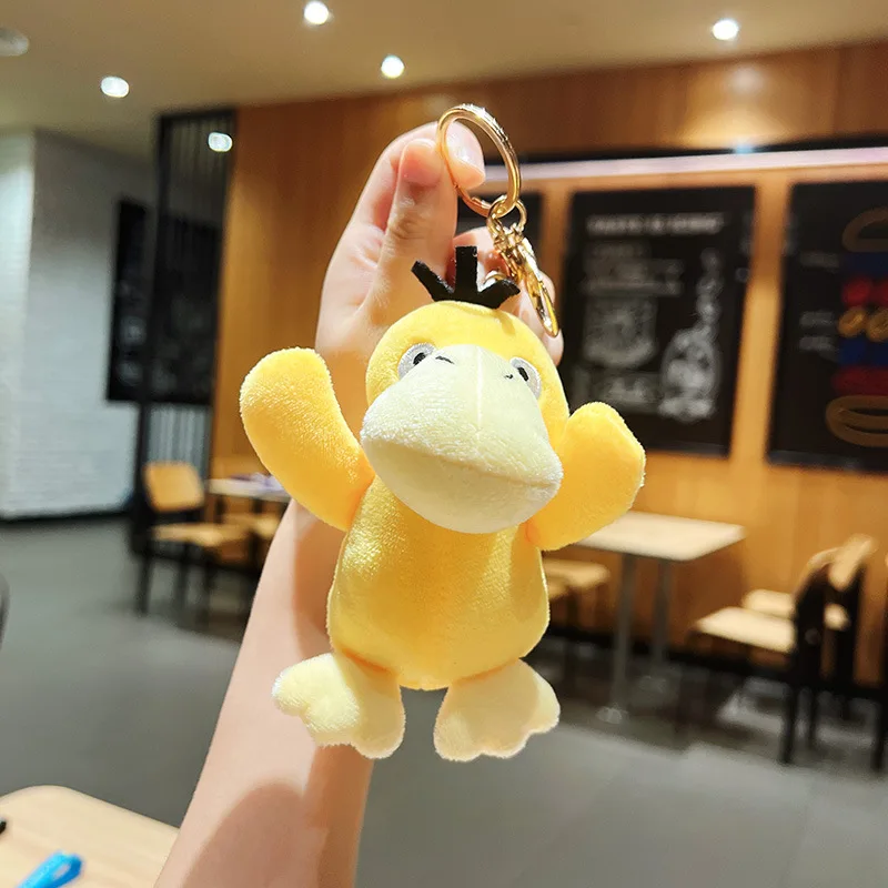 Cute Kawaii Pluch Pendant PikaChu Pokemoned Plush Doll Cinnamon Doll Bag Hanging Keychain Gifts