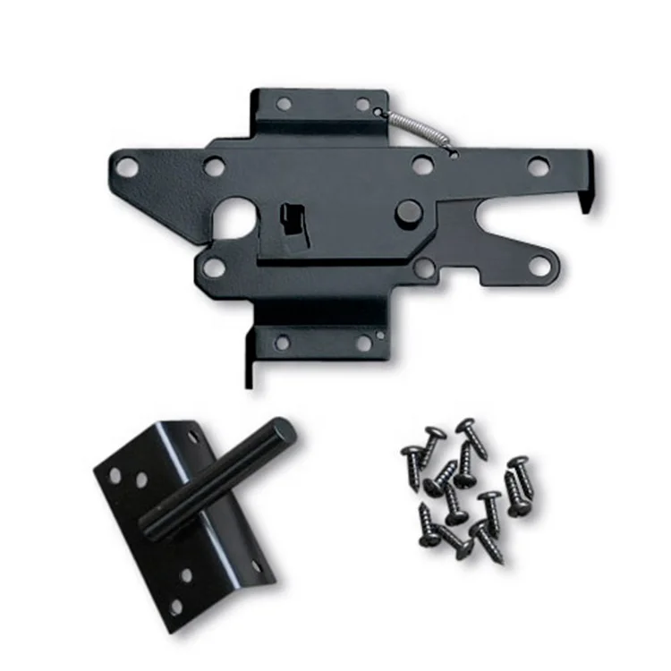 Sale heavy duty Atainless Vinyl Stainless Steel Black Hatchet Fence Gate Latches