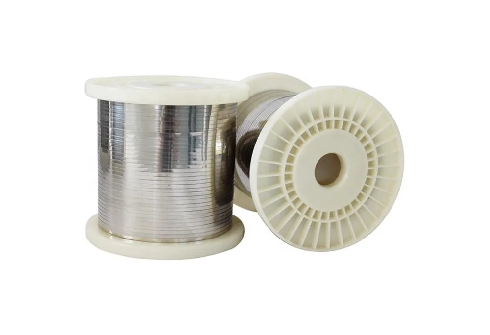 Oxidation Color Nichrome 80 20 Electric Resistance Flat Wire Ribbon