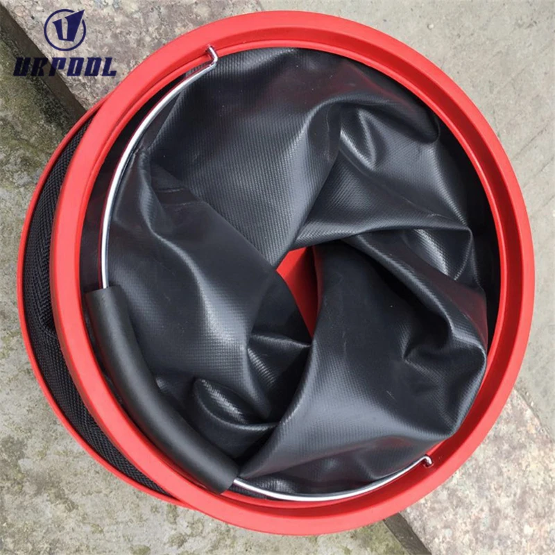 Collapsible Bucket Outdoor Camping Foldable Water Container Portable Folding Wash Pail for Beach, Travel, Oxford Camping Bucket