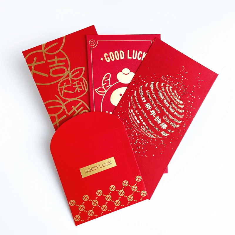 Custom 2023 Chinese new year red packets Chinese year of the rabbit red packets for packing money
