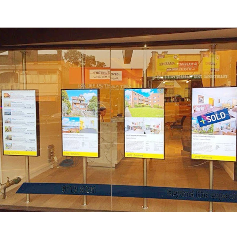 55inch 3000nits Signage High Brightness Advertising Shop Window TV Screen Monitor Window LCD Display