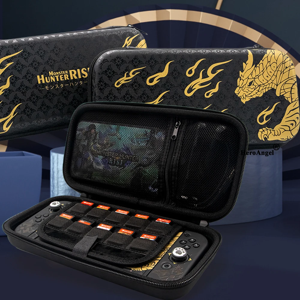 Новинка жесткая дорожная сумка для хранения игр на заказ Nintendo Switch