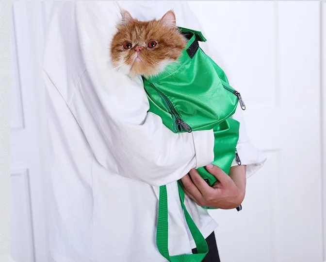 Custom Logo Pet Carrier Bags Portable and Breathable for Cat Grooming Nail Trimming Direct Factory Price for Dogs