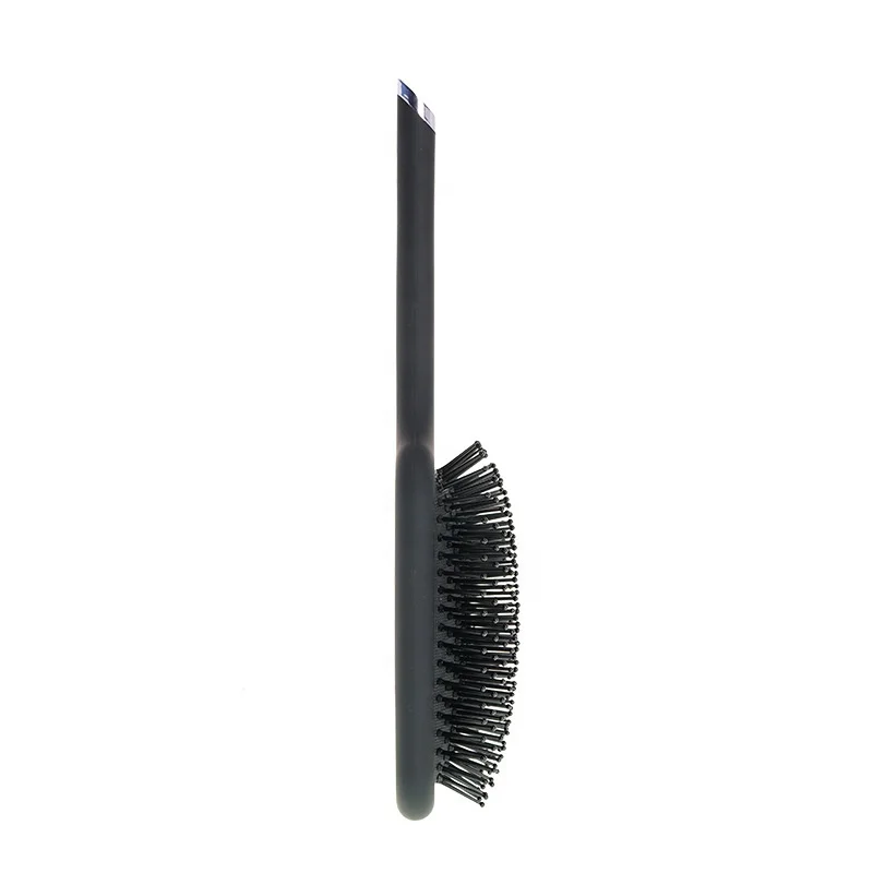 Fashionable Custom LOGO Black Paddle Detangling Hair Brush for For Women Men Salon