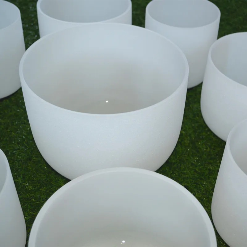 
Milky White Quartz Crystal Singing Bowl for Sale 