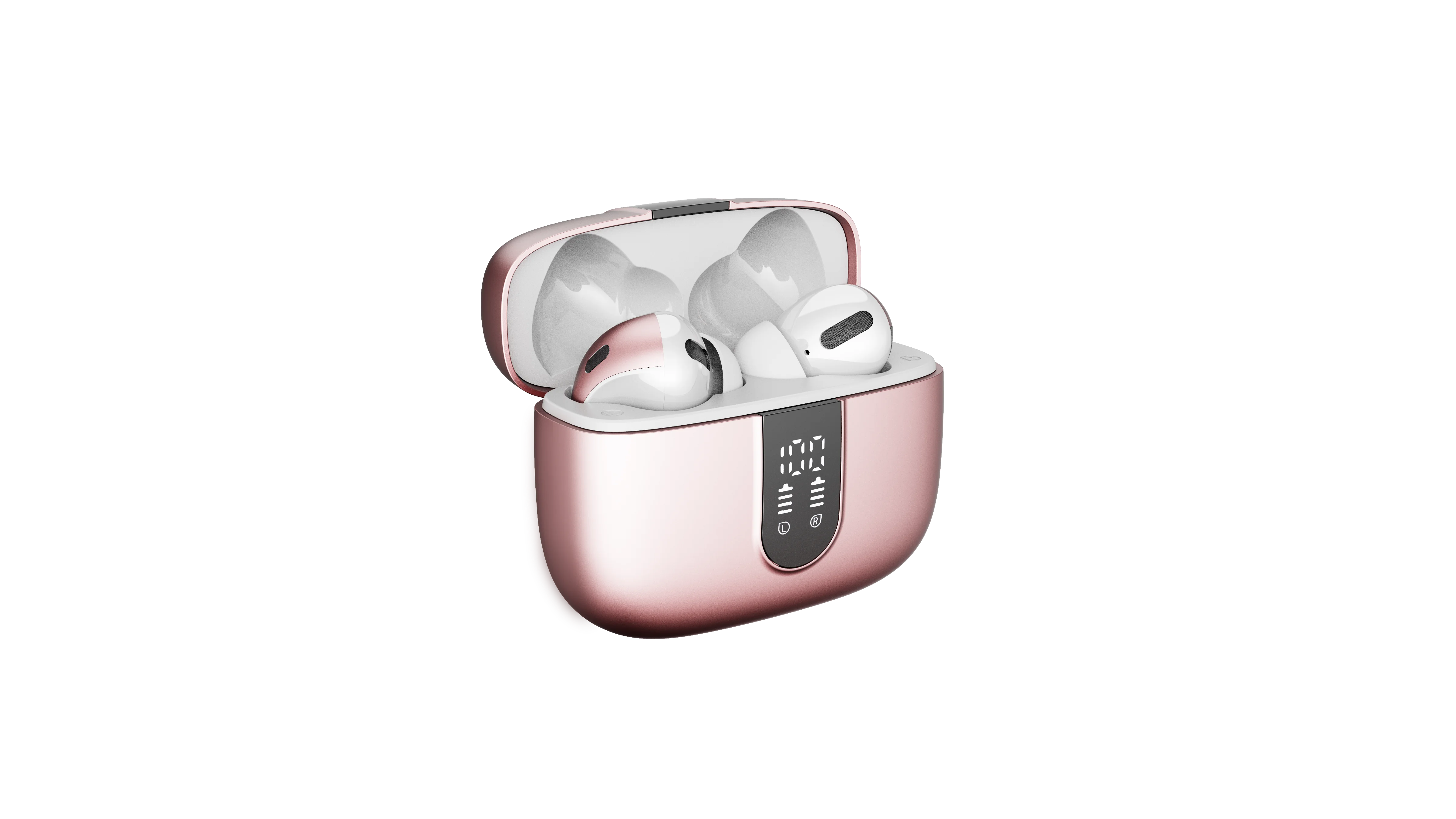 OEM/ODM X08 Earphones True Wireless Stereo Earbuds IPX5 Waterproof In-ear Headphones with Mics, Touch Control, Led Power Display