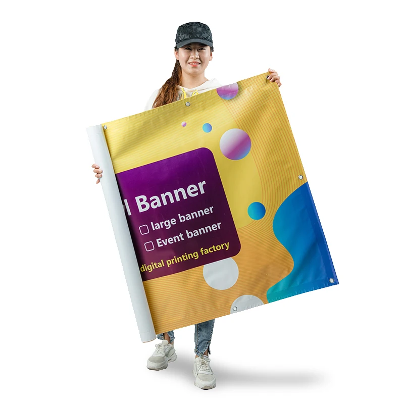 Custom printed building big size banner / hanging banner poster