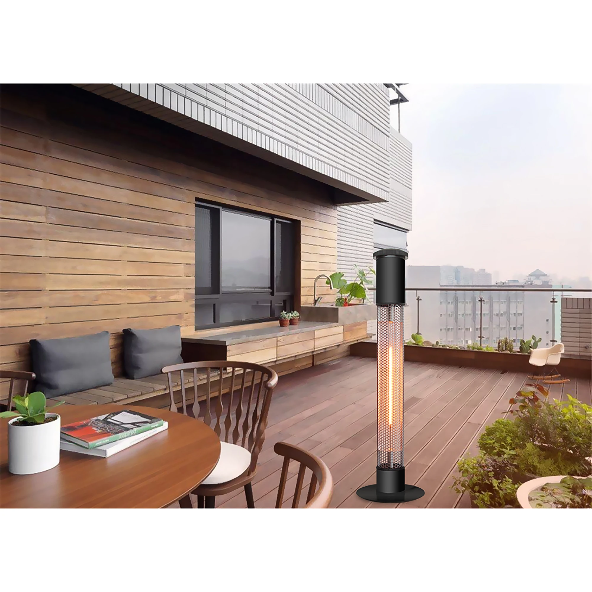 Amazon hot sales factory price Quiet Infrared Heater Gold Tube Freestanding Electric Patio Heater Outdoor Heaters