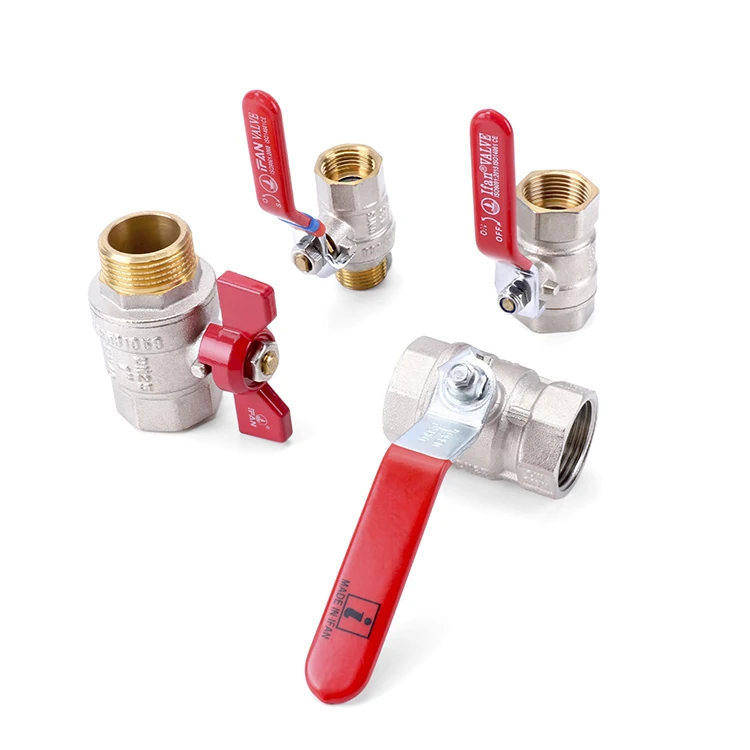 OEM ODM Supported Plumbing NPT Female Threaded Forged Manual Water Gas Brass Valve Full Port Brass Ball Valve