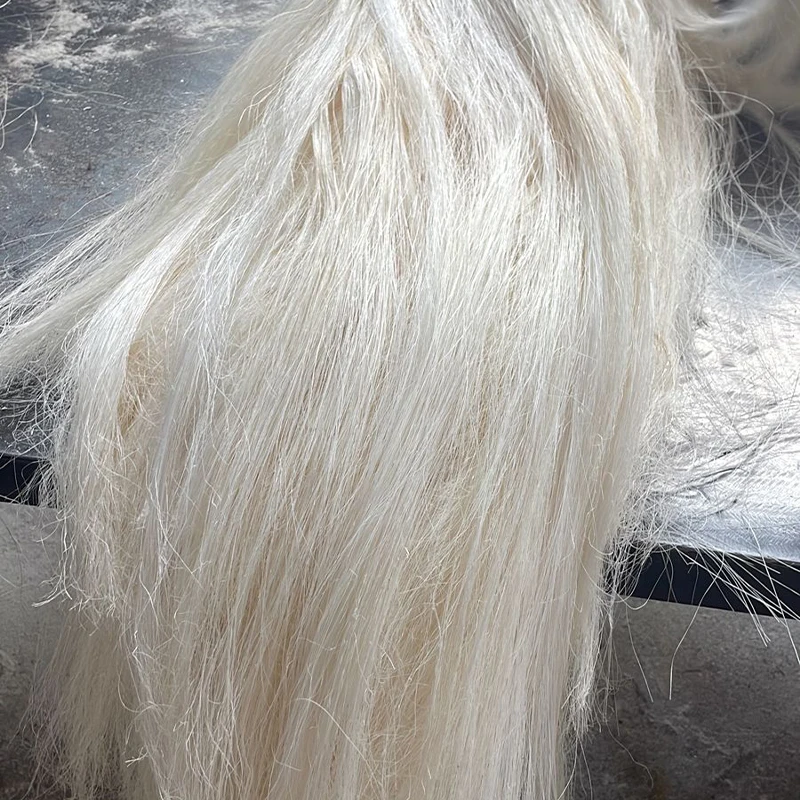 Brazil Bleached Sisal Fiber Super White Color