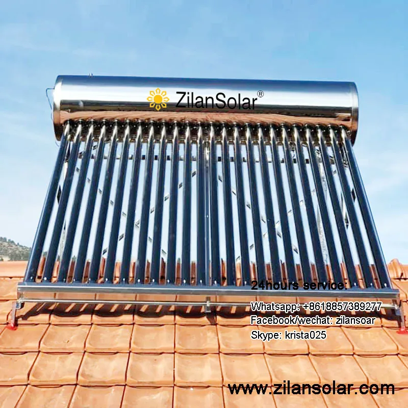 Stainless steel solar boiler