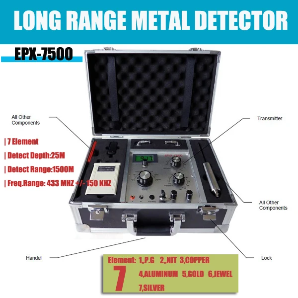 Gold Detector Long Range Detector Diamond Metal Detector EPX-7500