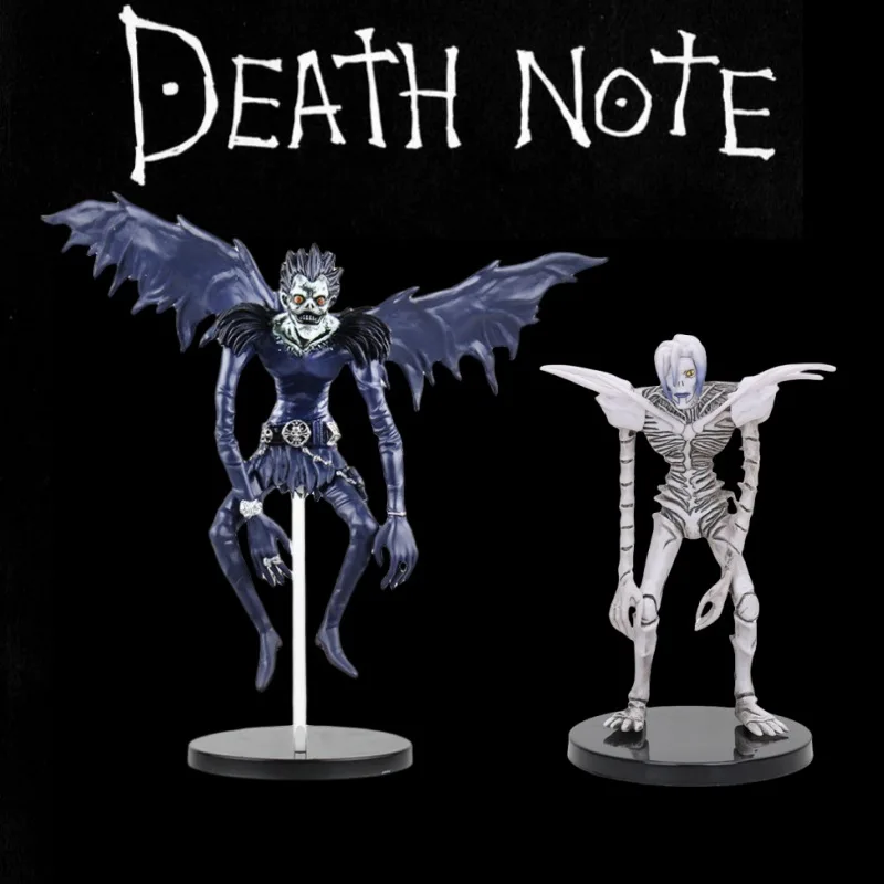 High Quality Anime Figure Death Note L Ryuuku Ryuk Rem PVC Action Figures Model Toys Dolls Manga Figurine for Halloween Gift