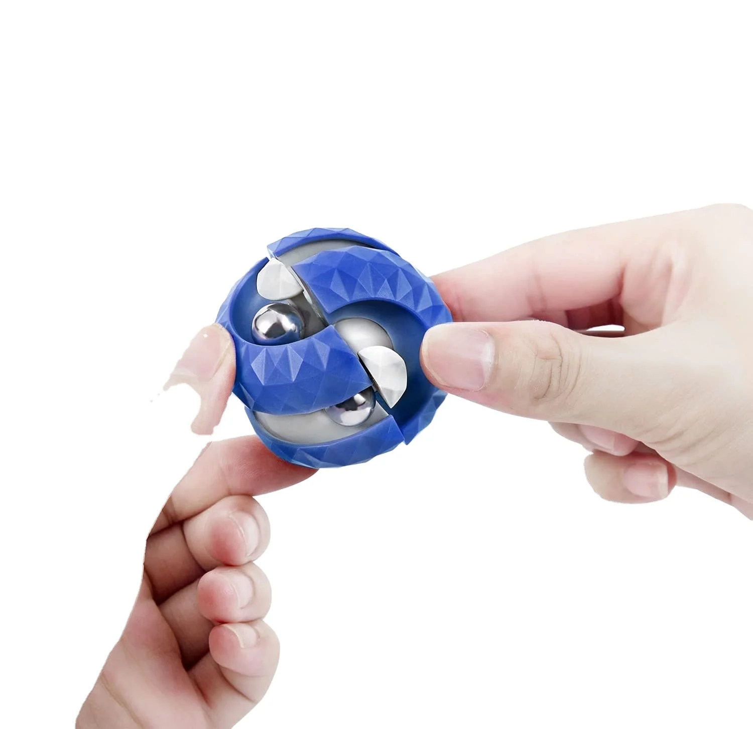 Maze Ball Spinner Magic Cube Relief Gifts & Creative Decompression 3D Stress Toys Puzzle Games Bead Orbit Ball Fingertip Spinner