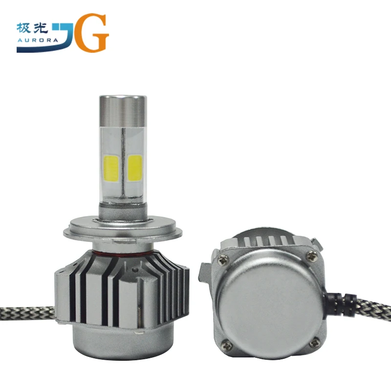Aurora Design H4 Led Car Accessories Led Headlight 6000k 4800lm H4 9004 9007 H13 LED Auto Car Light Led Headlight