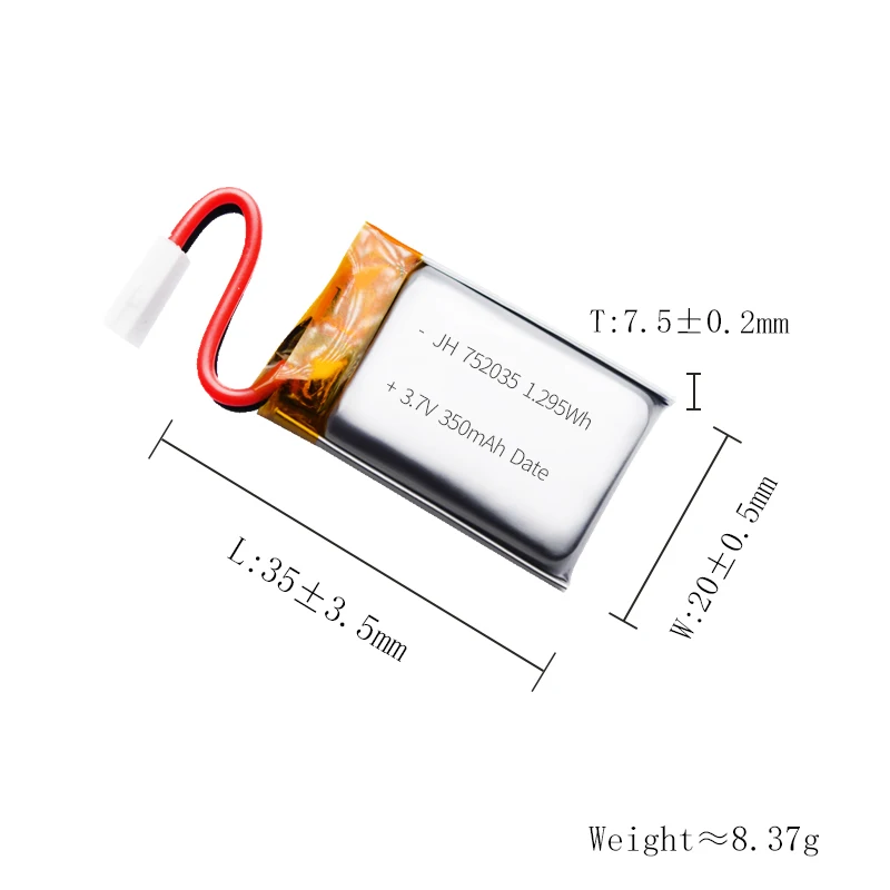 Заводская оптовая цена Горячая Распродажа литий-ионный аккумулятор 20c 350mAh 3 7 V перезаряжаемые Lipo батареи 702035 для цифровых устройств