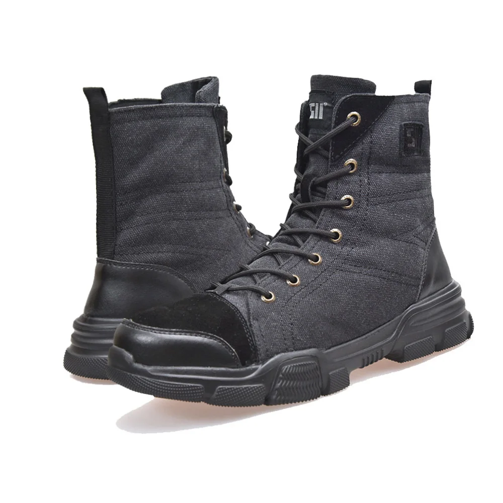 Hot selling work shoes   steel toe industrial boots shoes men safety boots