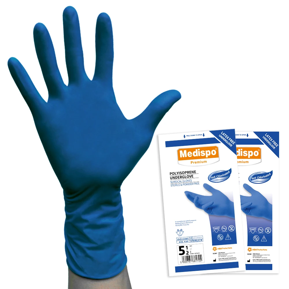 Medispo new tech polyisoprene non latex no allergic medical surgery gloves