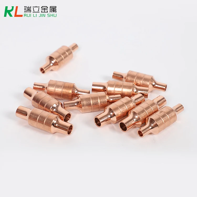 Hot double Inlet Copper Filter Drier for refrigerator Hvac parts
