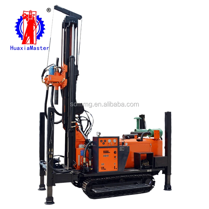
FY200 steel caterpillar type pneumatic water well drilling rig civil engineering drilling machine 