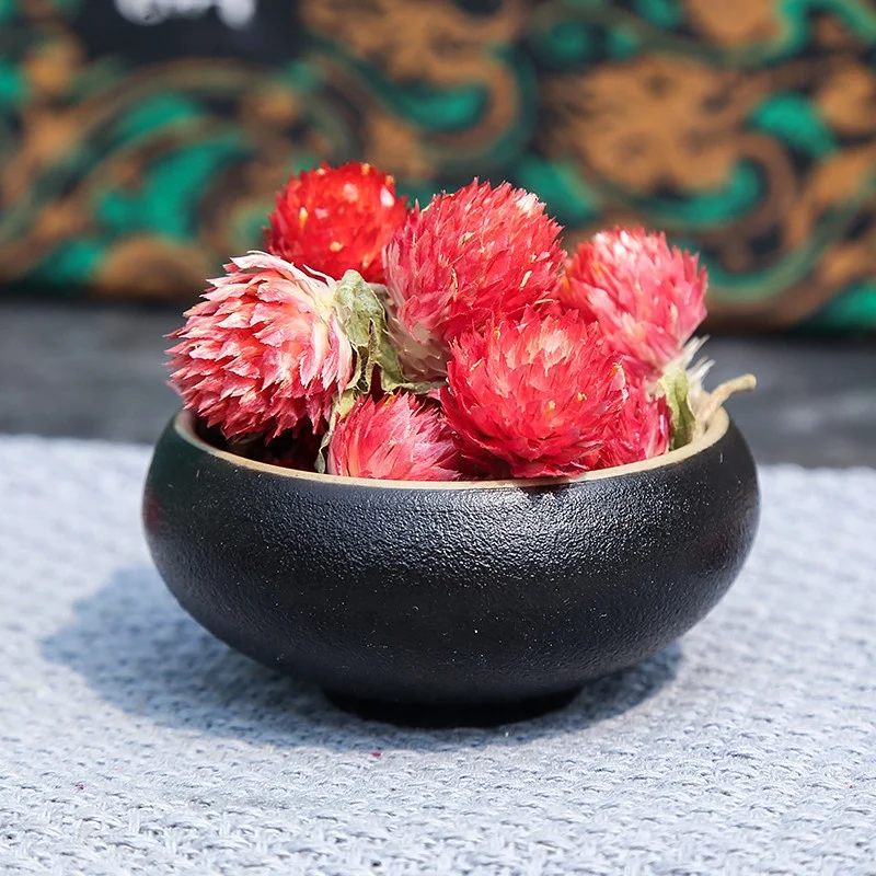 Chinese Hong Qiao Mei Dried Globe Amaranth Gomphrena globosa Linn Herbal Tea Flavor Tea