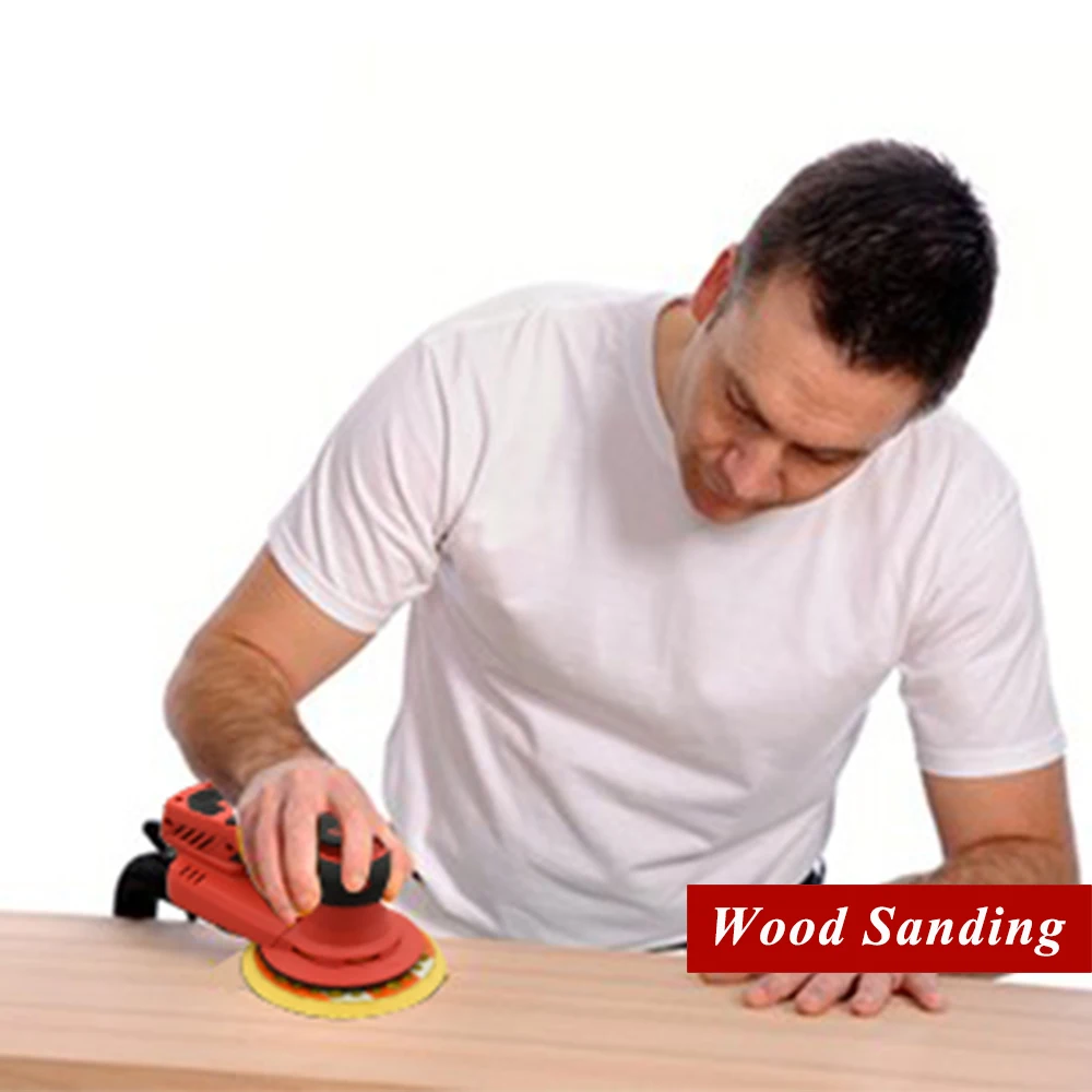 150mm Constant Speed 350W  Industrial Power Tools 5mm 2.5mm Eccentricity Brushless Electric Orbital Sander