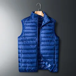 Hot Selling High Quality Mens Soft Nylon Lightweight Winter Down Padded Vest Men