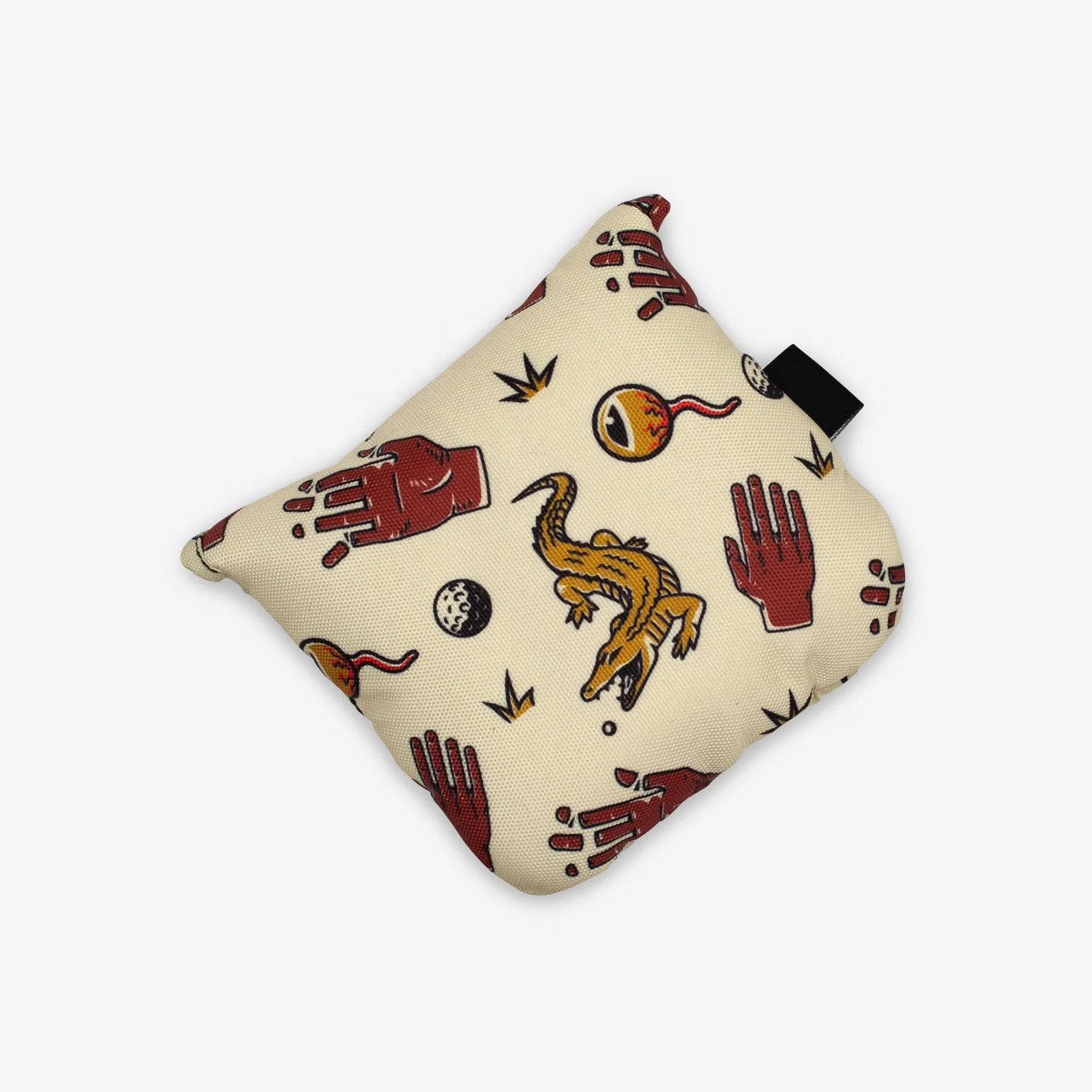 Custom 600D polyester printing golf club headcover mallet putter headcover driver wood cover
